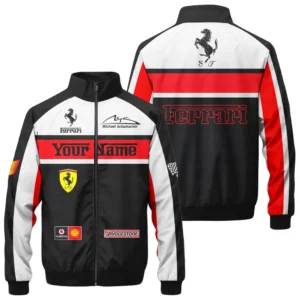 Scuderia Ferrari F1 Stand Collar Jacket, All Over Print Jacket Scuderia Ferrari CAR422040925130