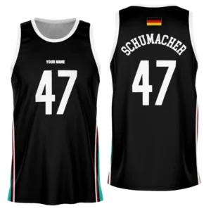 Schumacher Mercedes-AMG PETRONAS F1 Jersey, All Over Print Basketball Jersey CAR437041625572