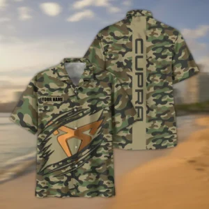 Cupra Hawaiian Shirt Style Camo Oversized Hawaiian CAR210040825696