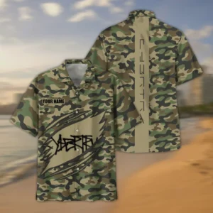Cybertruck Hawaiian Shirt Style Camo Oversized Hawaiian CAR210040825743