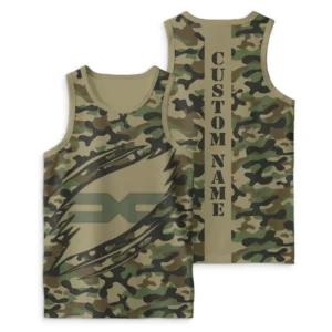 Dacia Tank Top Camo Style, All Over Print Tank Top For Men DATT2104042025