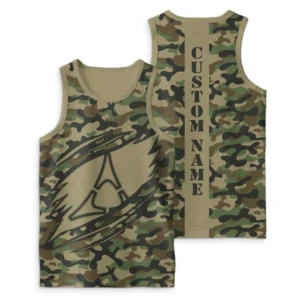 Dodge Tank Top Camo Style, All Over Print Tank Top For Men DOTT2204042025