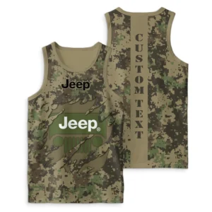 Jeep Tank Top Camo Style, All Over Print Tank Top For Men JETT3504052025