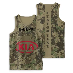 KIA Tank Top Camo Style, All Over Print Tank Top For Men KITT3704052025