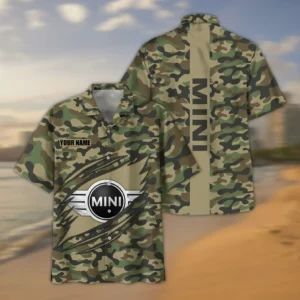 Mini Hawaiian Shirt Style Camo Oversized Hawaiian CAR210040825723