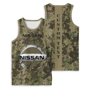 Nissan Tank Top Camo Style, All Over Print Tank Top For Men NITT4804052025