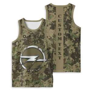 Opel Tank Top Camo Style, All Over Print Tank Top For Men OPTT5004052025