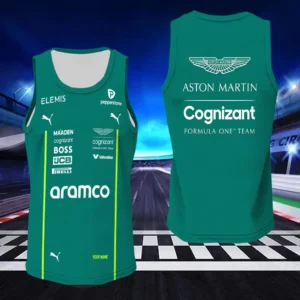 Aston Martin Cognizant F1 Tank Top, All Over Print Tank Top CAR418050925672