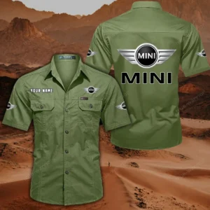 Mini Short Sleeved Shirt, All Over Print Button Shirt CAR444052625783 - Fruit Green