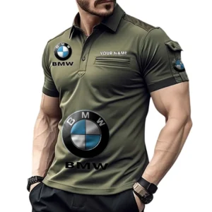 BMW Pocket Polo Shirt, All Over Print Shirt For BMW Fan CAR450051325333 - Green