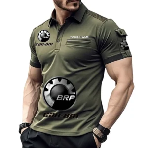 BRP Pocket Polo Shirt, All Over Print Shirt For BRP Fan CAR450051325347 - Green