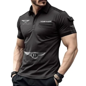 Bentley Pocket Polo Shirt, All Over Print Shirt For Bentley Fan CAR450051325363 - Black