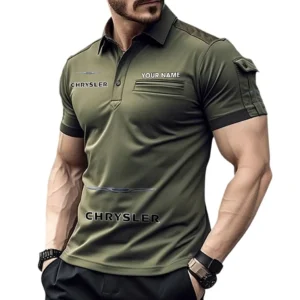 Chrysler Pocket Polo Shirt, All Over Print Shirt For Chrysler Fan CAR450051325365 - Green