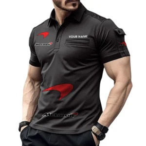Mclaren Pocket Polo Shirt, All Over Print Shirt For Mclaren Fan CAR450051325366 - Black