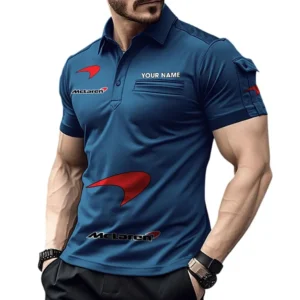 Mclaren Pocket Polo Shirt, All Over Print Shirt For Mclaren Fan CAR450051325366 - Navy Blue