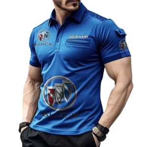 Buick Pocket Polo Shirt, All Over Print Shirt For Buick Fan CAR450051325367 - Blue