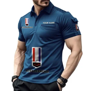 Chevrolet Camaro Pocket Polo Shirt, All Over Print Shirt For Chevrolet Camaro Fan CAR450051325371 - Navy Blue