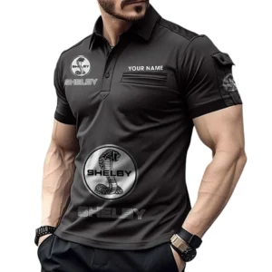 Ford Shelby Pocket Polo Shirt, All Over Print Shirt For Ford Shelby Fan CAR450051325372 - Black