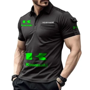 Kawasaki Pocket Polo Shirt, All Over Print Shirt For Kawasaki Fan CAR450051325376 - Black