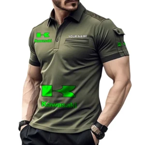 Kawasaki Pocket Polo Shirt, All Over Print Shirt For Kawasaki Fan CAR450051325376 - Green