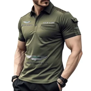 Aston Martin Pocket Polo Shirt, All Over Print Shirt For Aston Martin Fan CAR450051325381 - Green