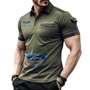 Ford Pocket Polo Shirt, All Over Print Shirt For Ford Fan CAR450051325382 - Green