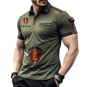 Koenigsegg Pocket Polo Shirt, All Over Print Shirt For Koenigsegg Fan CAR450051325383 - Green