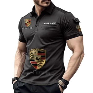 Renault Pocket Polo Shirt, All Over Print Shirt For Renault Fan CAR450051325390 - Black