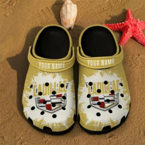 Cadillac Crocs, All Over Print Crocs Cadillac - Black DCAR469242030