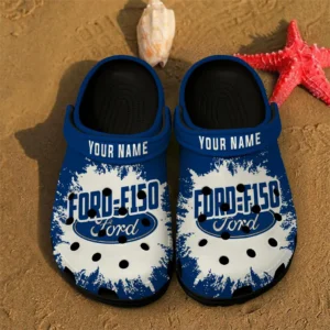 Ford Crocs, All Over Print Crocs Ford - Black DCAR469242041