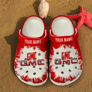 Gmc Automobile Crocs, All Over Print Crocs Gmc Automobile - White DCAR469242043