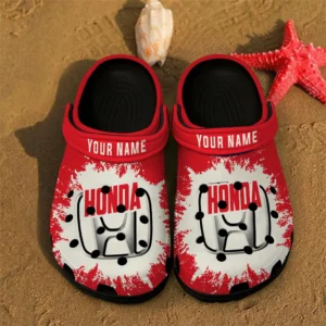 Honda Crocs, All Over Print Crocs Honda - Black DCAR469242044