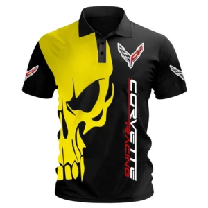 Corvette Racing Polo Shirt, All Over Print Polo Shirt CAR06032025000 - Yellow