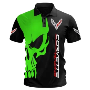 Corvette Racing Polo Shirt, All Over Print Polo Shirt CAR06032025000 - Green