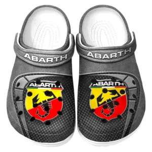 Abarth Crocs Sandals For Men Women, Gift For Abarth Fan CAR177031425575 - Gray