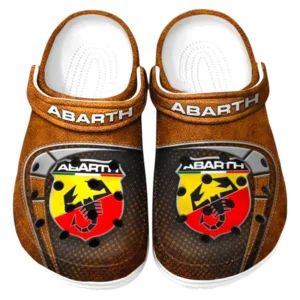 Abarth Crocs Sandals For Men Women, Gift For Abarth Fan CAR177031425575 - Orange