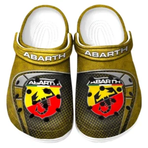 Abarth Crocs Sandals For Men Women, Gift For Abarth Fan CAR177031425575 - Yellow