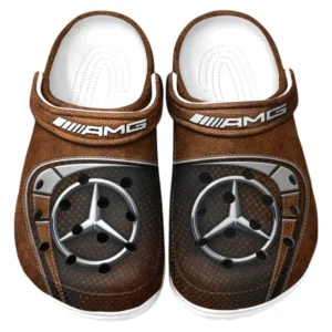 AMG Crocs Sandals For Men Women, Gift For AMG Fan CAR177031425587 - Brown
