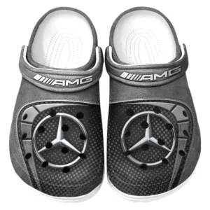 AMG Crocs Sandals For Men Women, Gift For AMG Fan CAR177031425587 - Gray