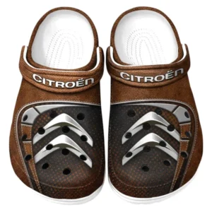 Citroen Crocs Sandals For Men Women, Gift For Citroen Fan CAR177031425590 - Brown