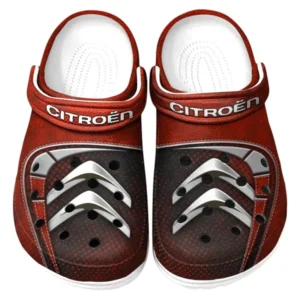 Citroen Crocs Sandals For Men Women, Gift For Citroen Fan CAR177031425590 - Red