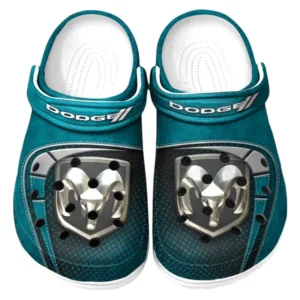Dodge Crocs Sandals For Men Women, Gift For Dodge Fan CAR177031425591 - Cyan