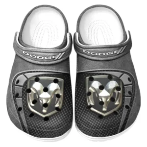 Dodge Crocs Sandals For Men Women, Gift For Dodge Fan CAR177031425591 - Gray