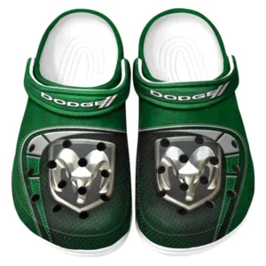 Dodge Crocs Sandals For Men Women, Gift For Dodge Fan CAR177031425591 - Green
