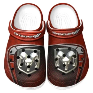 Dodge Crocs Sandals For Men Women, Gift For Dodge Fan CAR177031425591 - Red