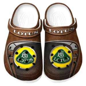 Lotus Car Crocs Sandals For Men Women, Gift For Lotus Car Fan CAR177031425592 - Brown