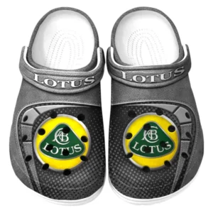 Lotus Car Crocs Sandals For Men Women, Gift For Lotus Car Fan CAR177031425592 - Gray
