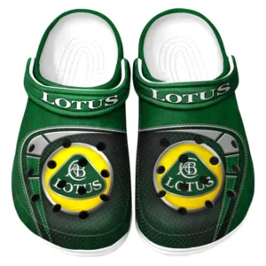 Lotus Car Crocs Sandals For Men Women, Gift For Lotus Car Fan CAR177031425592 - Green