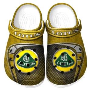 Lotus Car Crocs Sandals For Men Women, Gift For Lotus Car Fan CAR177031425592 - Yellow