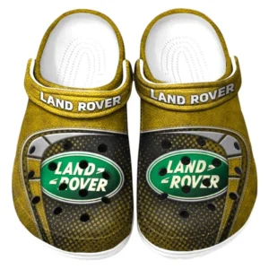 Land-Rover Crocs Sandals For Men Women, Gift For Land-Rover Fan CAR177031425594 - Yellow